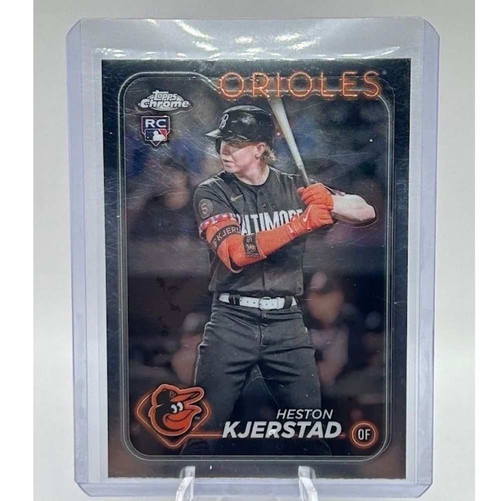 Heston Kjerstad 2024 Topps Chrome 142 MLB, Baltimore Orioles